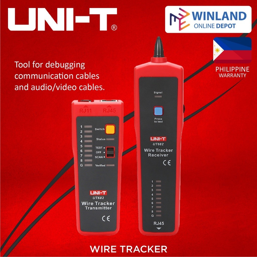 UNI-T by Winland UT682 Multimeter Cable Finders Wire Tracker Detector ...