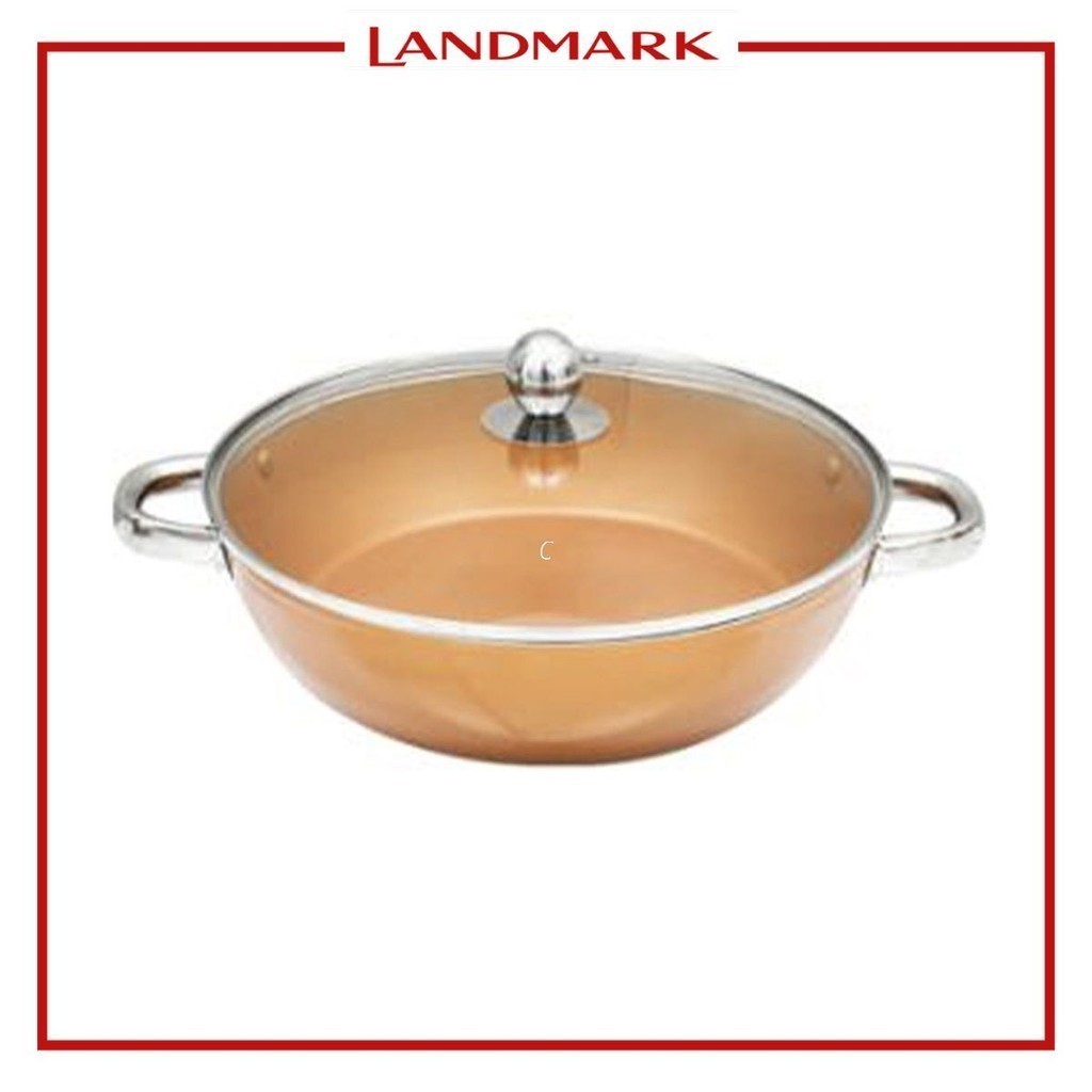 Masflex 3 Layer Non-Stick Coating Induction Skillet With Glass Lid