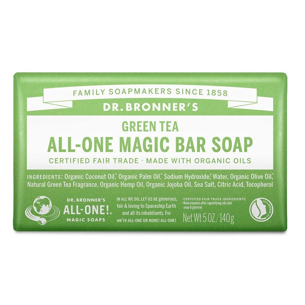 Dr.Bronner's Dr.Bronner's Magic Soap Bar GR (Green Tea) Organic Bar