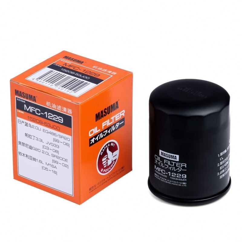 MFC-1229 Japanese Brand MASUMA Flywing Engine System Oil Filter Auto ...