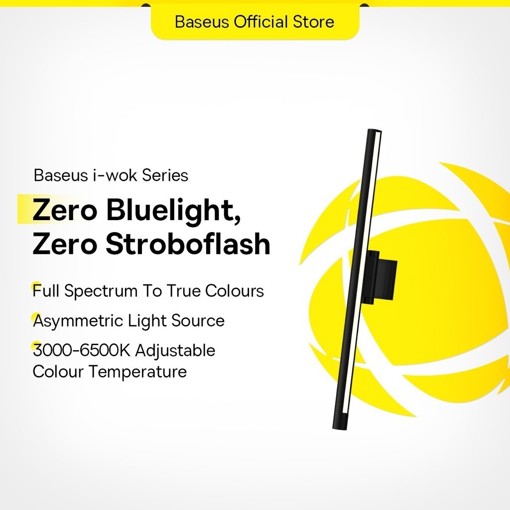 Baseus USB Asymmetric Light Source Screen Hanging Light Pro Black ...