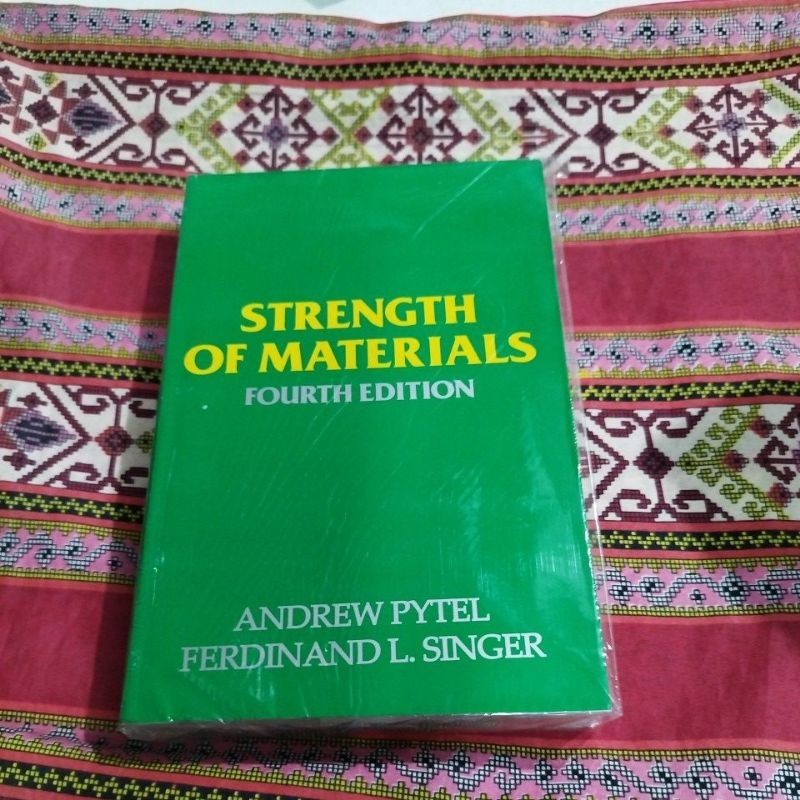 Strength Of Materials 4th Edition (Singer) | Shopee Philippines