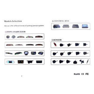 Waterproof Ultrasonic Sensor With Human Voice Hint For Car Reversing 