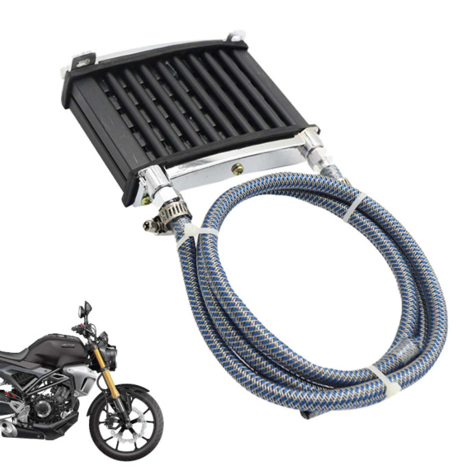 Aluminum Bike ATV Oil Cooler Engine Pit Dirt Bike Universal Motorcycle ...
