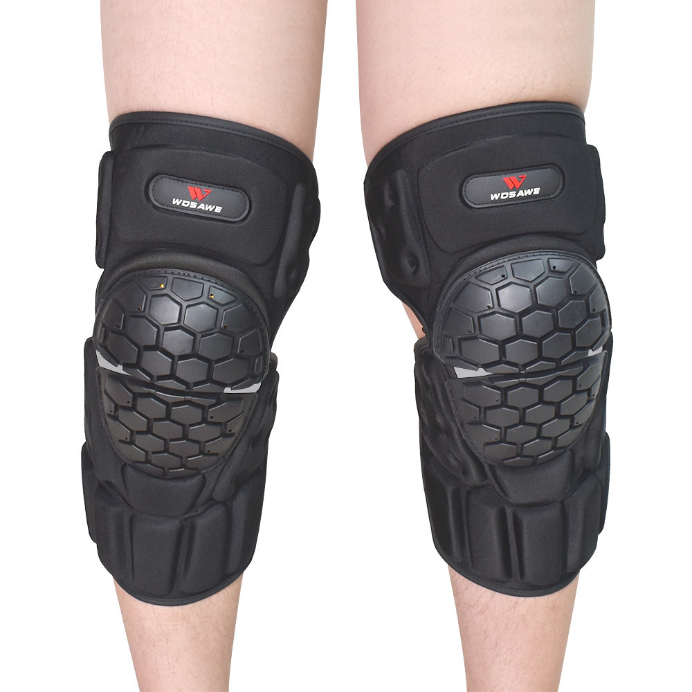 WOSAWE Motorcycle Knee Protector Motocross Knee Brace Support Shin ...