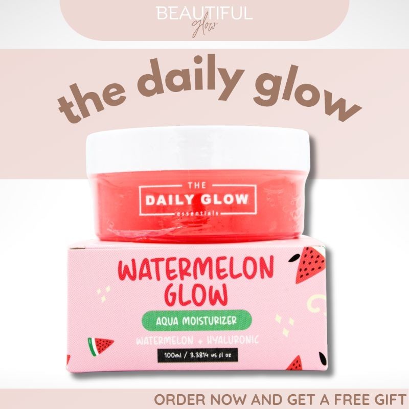 The Daily Glow Watermelon Glow Aqua Moisturizer (expiration 09/2024