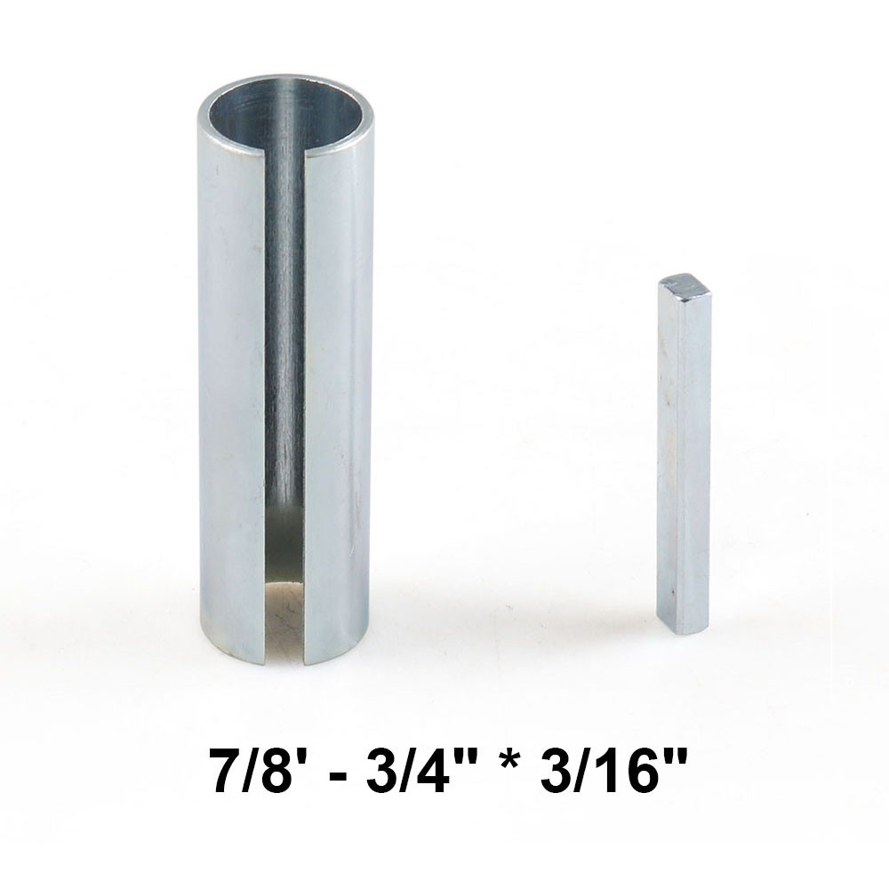 ☁Shaft Adapter Pulley Bore Reducer Sleeve Bushing & Keystock 3/4\
