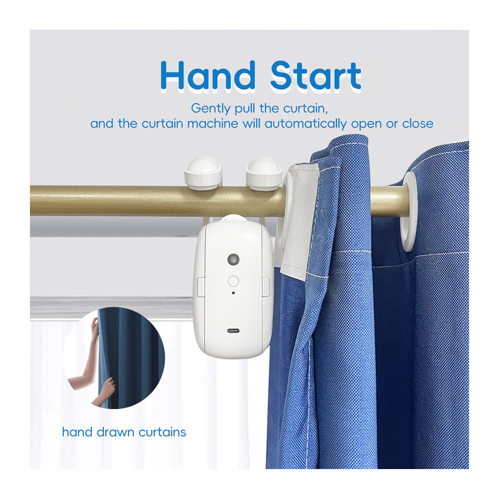 Smart WIFI Curtain Bot Control Remote Tuya Automatic Roman rod /T/U ...