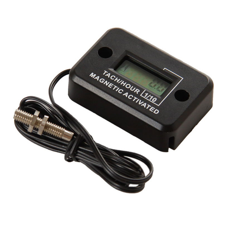 Diesel Engine Hour Meter Waterproof Digital Gas Tachometer for ...