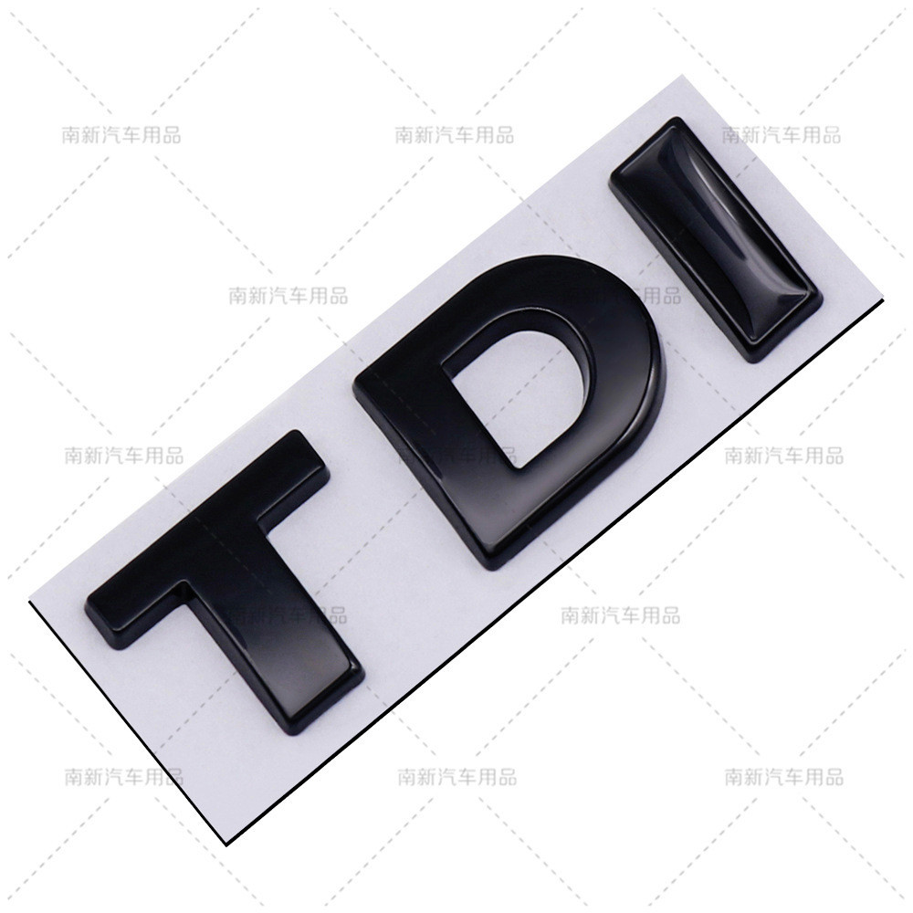 1X Metal 3D New Small TDI Badge Emblem Decal Stickers Logo for Polo ...