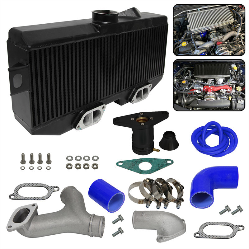 ☀Top Mount Intercooler Y Pipe Mount Kit & 12psi Blow Off Valve Fits for