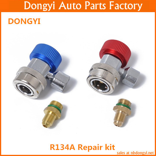 1 SET Universal AC Air Conditioning R134A Coupling Adjustable High Low ...
