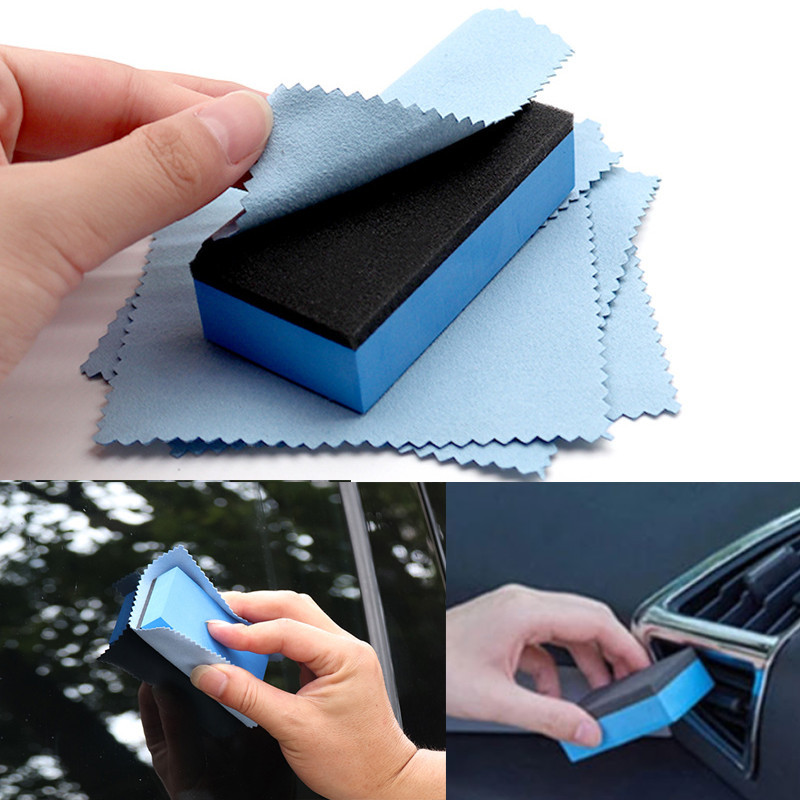 Car Ceramic Coating Sponge Applicator Automobile Glass Nano Wax Coat ...