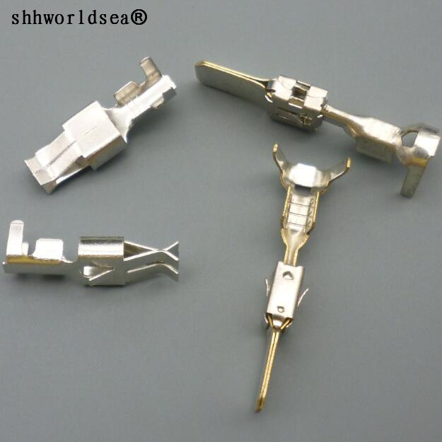 shhworldsea auto terminal 6.3mm wire connector pins crimp terminals ...