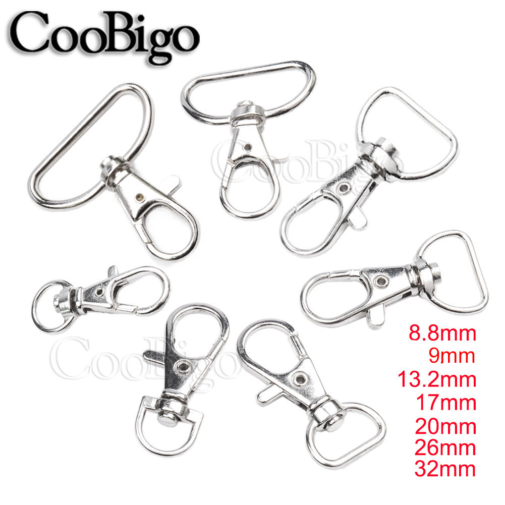 Metal Swivel Lobster Clasp Snap Clip Musketon Hook Carabiner for ...