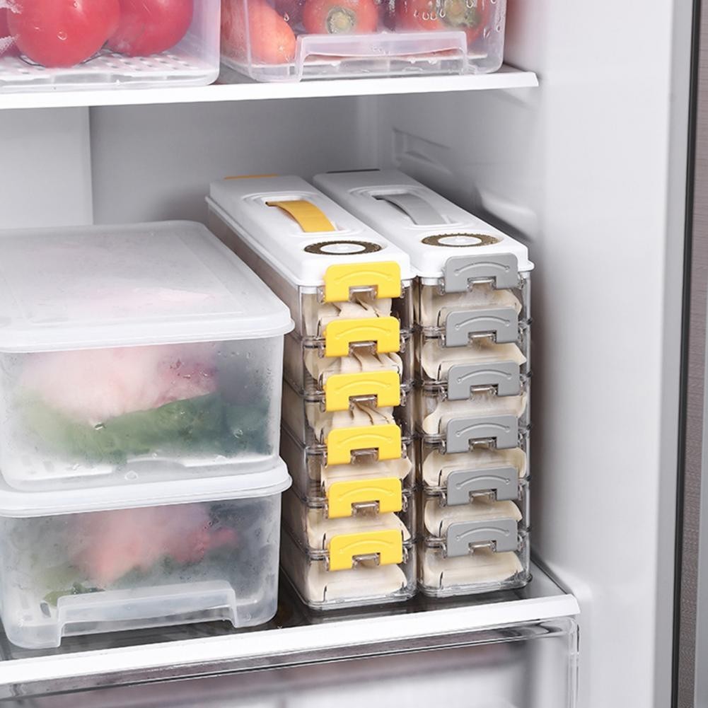 Dumpling Storage Container Pasta Storage Box Capacity Dumpling Box ...