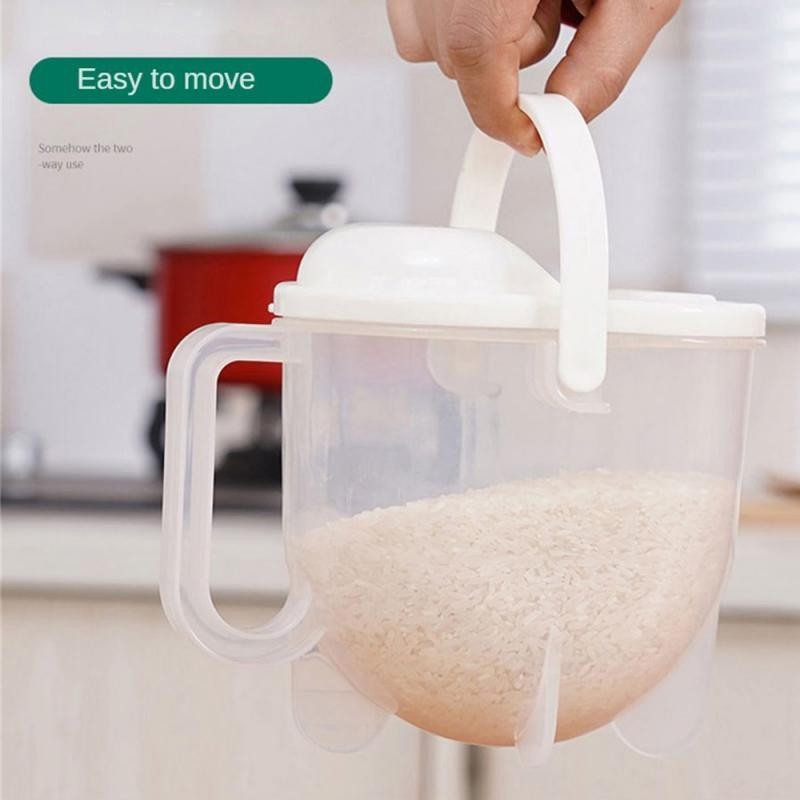 Portable Plastic Cleaning Rice Bean Sieve Hands-free Kitchen Rice ...