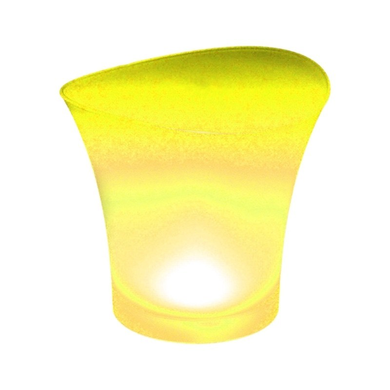 Convenient LED Ice Buckets Easy to Clean Ice Barrels Glowing Ice Tub ...
