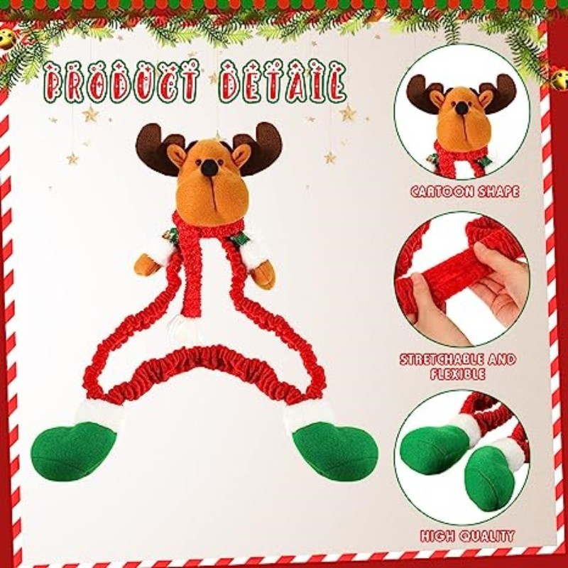 ♦Christmas Computer Monitor Cover Xmas Decorations Elk Computer Monitor ...