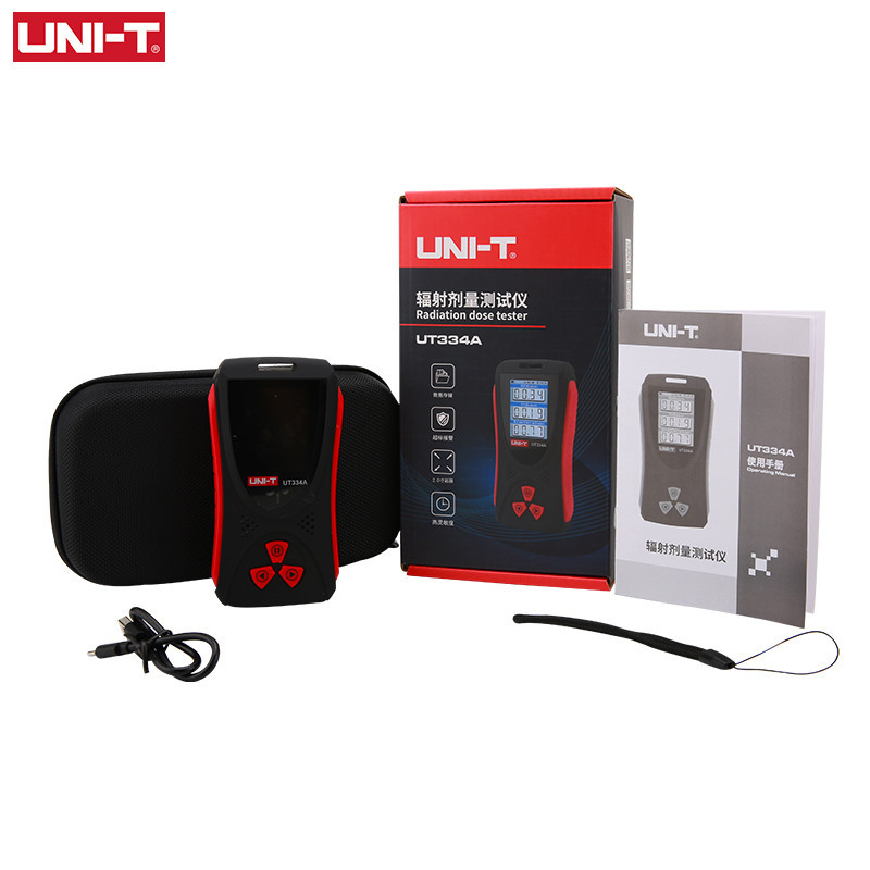 UNIT Radiation Dosimeter UT334A Radiation Dose Tester X-ray Beta Gamma ...