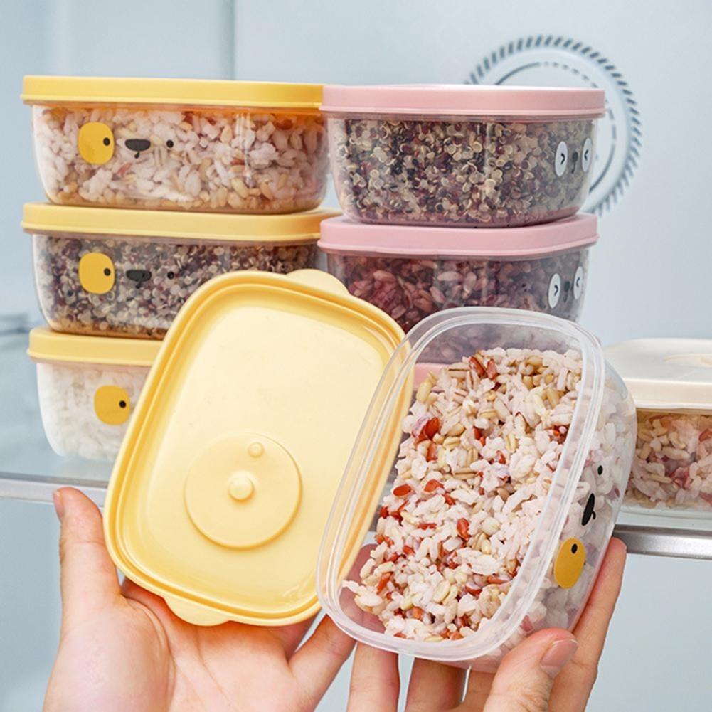 Safe Refrigerator Food Storage Box Refrigerator Organizer Rice Storage ...
