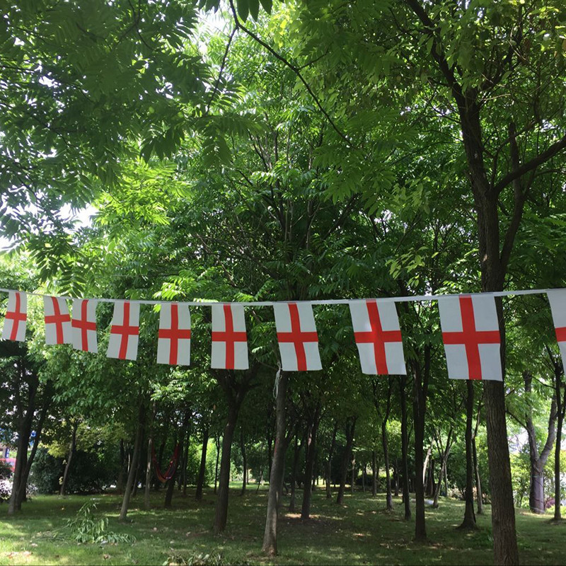 England String Flag Pennant Banner 14x21cm England Flags National ...