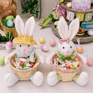 ღEaster Decorative Products Cartoon Cute Easter Rabbit Doll Candy ...