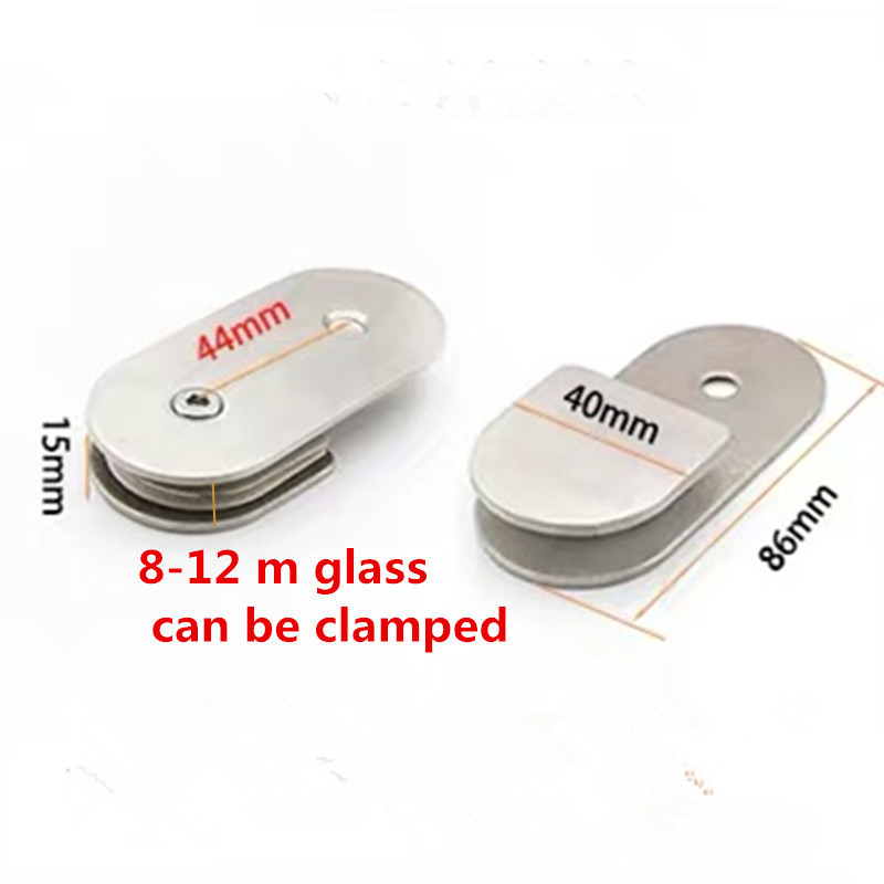 304 stainless steel chuck, single side 180 degree fixed glass chuck ...