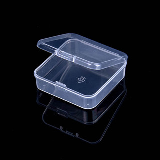 유storage Boxes Rectangle Mini Clear Plastic Jewelry Case Container 