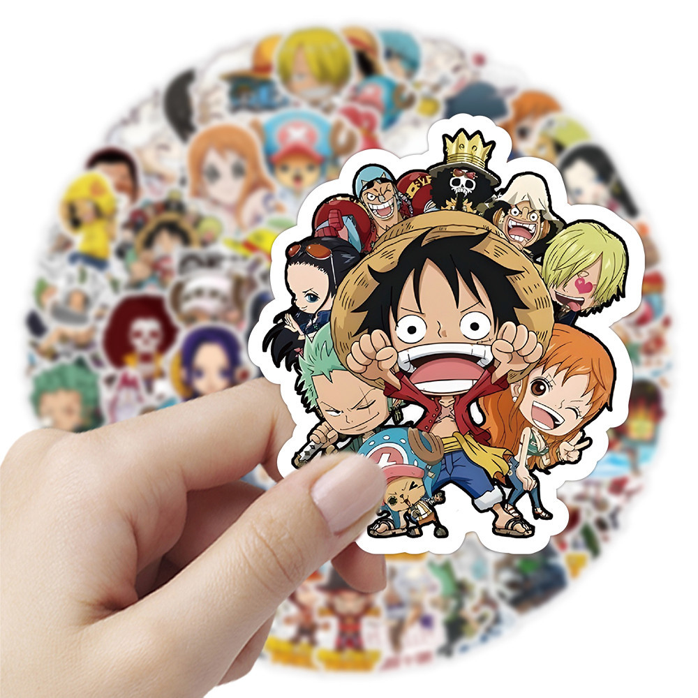 1030/50/100pcs Cute ONE PIECE Cartoon Stickers Kawaii Aesthetic Decals ...