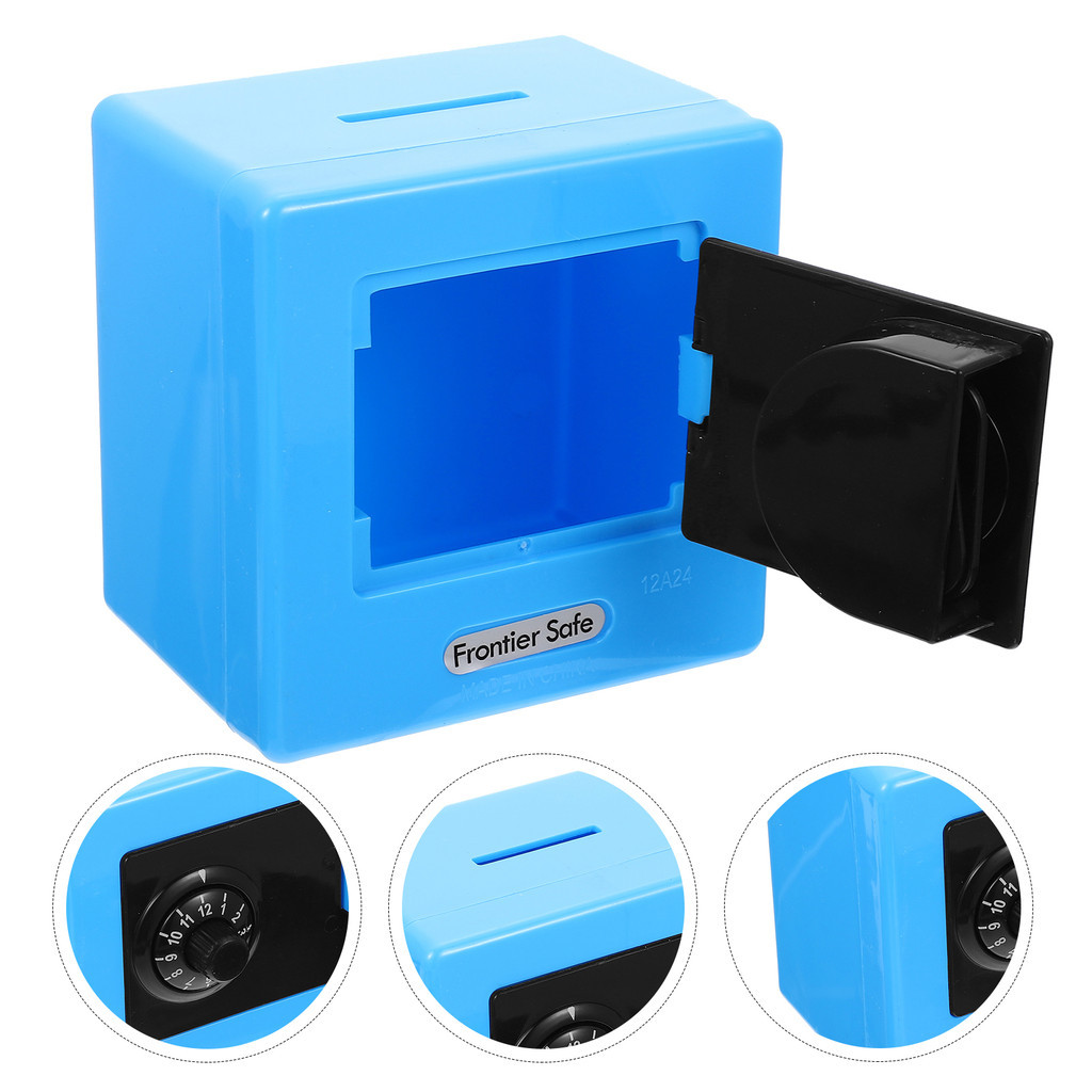 Mini Safe Kids Money Pot Small Strongbox ATM Password Piggy Bank For ...