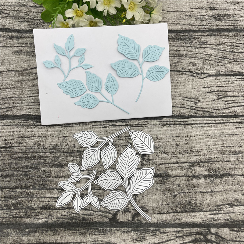 Leaf Lace Border Frame Metal Cutting Dies For DIY Scrapbooking Album ...