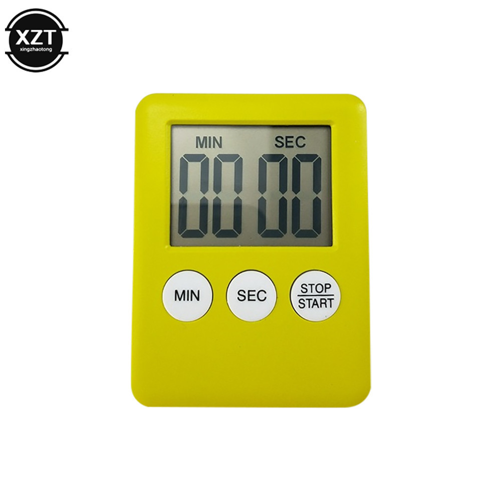 Magnetic Kitchen Timer Digital Cooking Baking LCD Count Down Up Loud ...