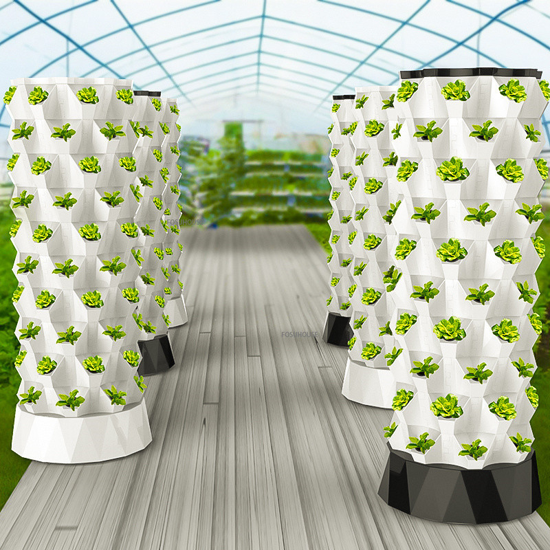 Hydroponics Vertical Growing System Aeroponics Growing Planter ...