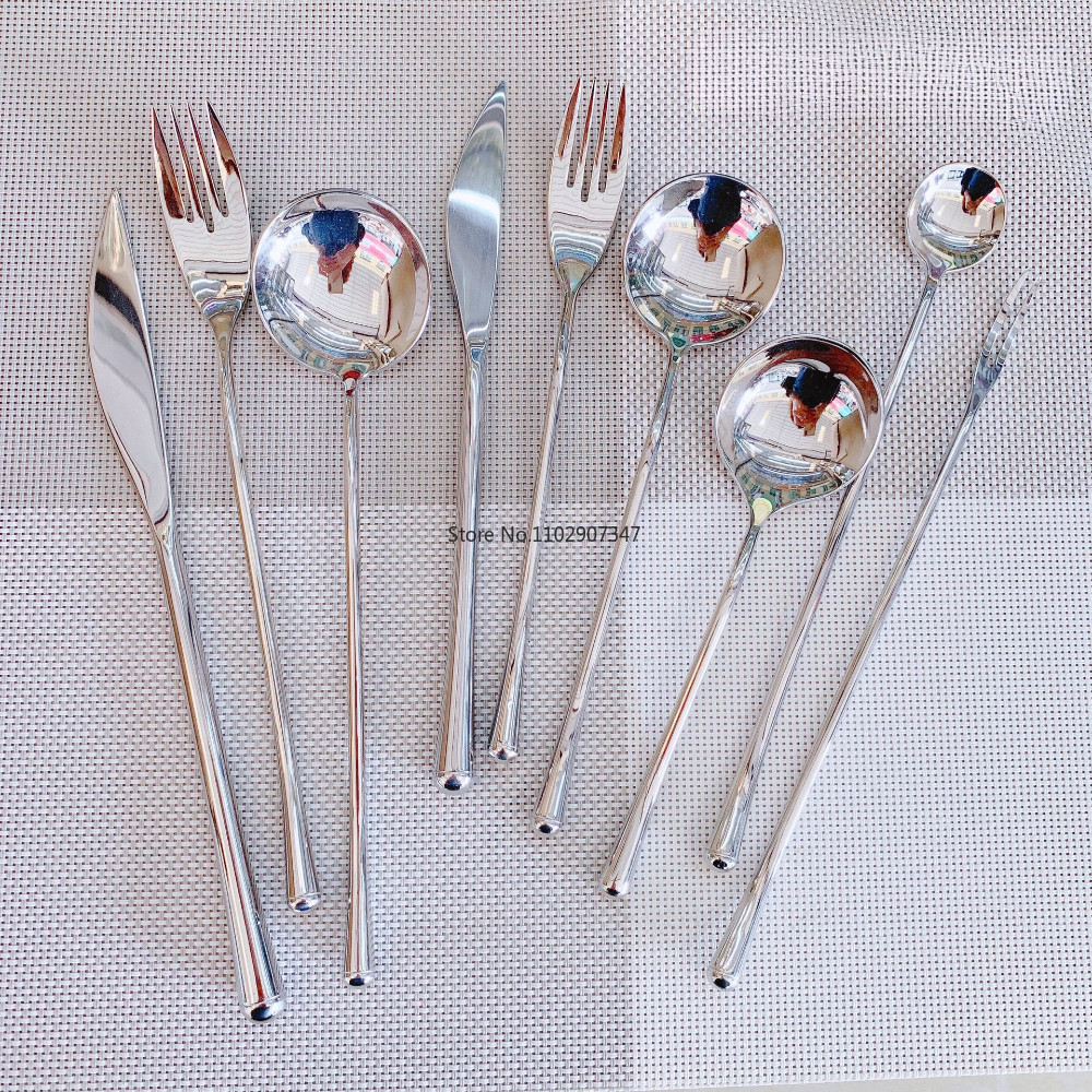 ☄Western Tableware Knife Fork Spoon Japanese Style Hotel Supplies ...