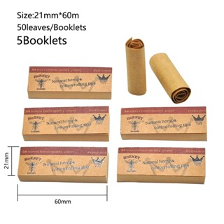 1box Cigarette Filter Tips Rolling Paper Natural Unrefined Rolling 