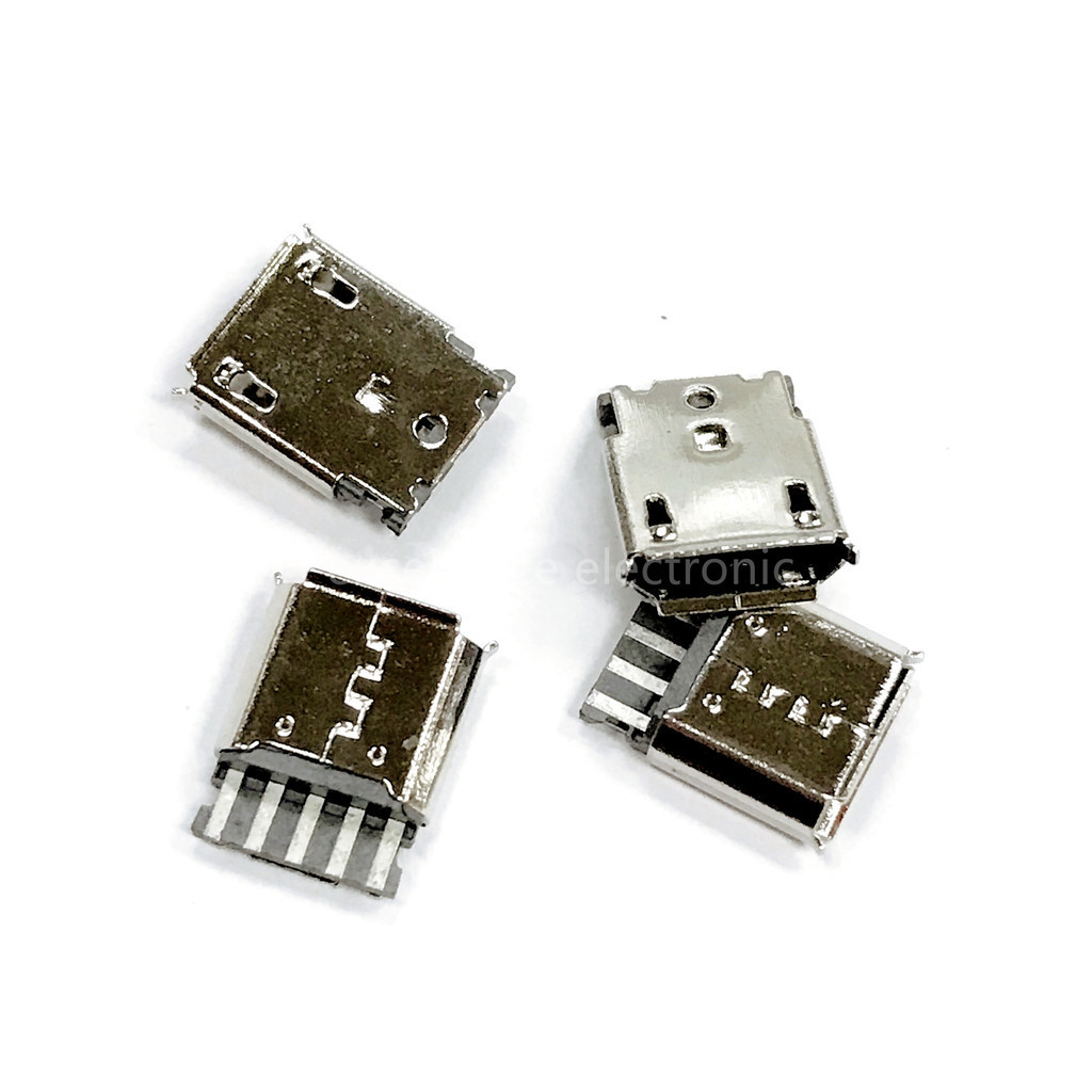 20pcs/Lot Type B V8 Warp Edge 5Pin USB Connectors Micro USB Connector ...