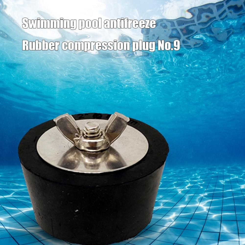 51mm Pool Rubber Stopper Plug Stainless Steel Bolt Rubber Winter Anti ...