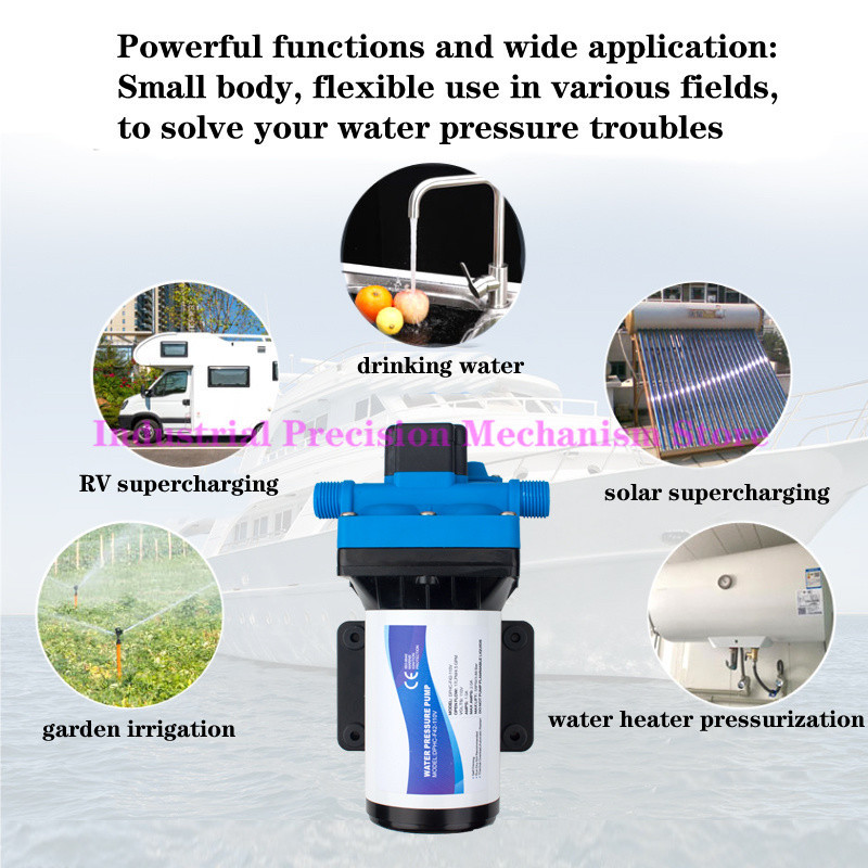 【110v 187w 17l Min Household Return Type Diaphragm Pump, Caravan Yacht 