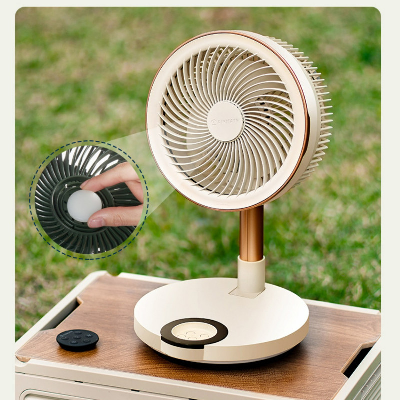 웃Outdoor Telescopic Foldable Vertical Electric Fans Silent Wireless ...