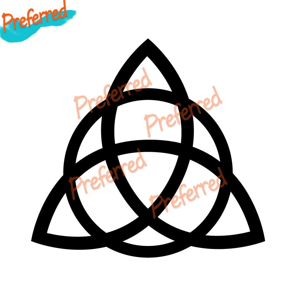 ♨Triquetra KNOT Celtic Sticker Motorcycle and Helmet Car Bumper Window