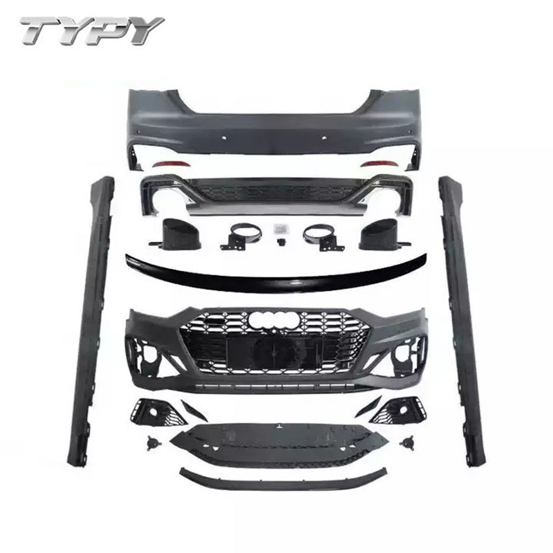 Car Body Kits Modified Front Rear Bumpers Side Skirt Rear Lip Rear ...