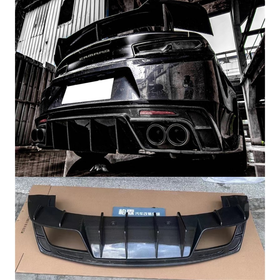 For Chevrolet Camaro ZL1 2016 2017 2018 2019 Real Carbon Fiber Rear ...