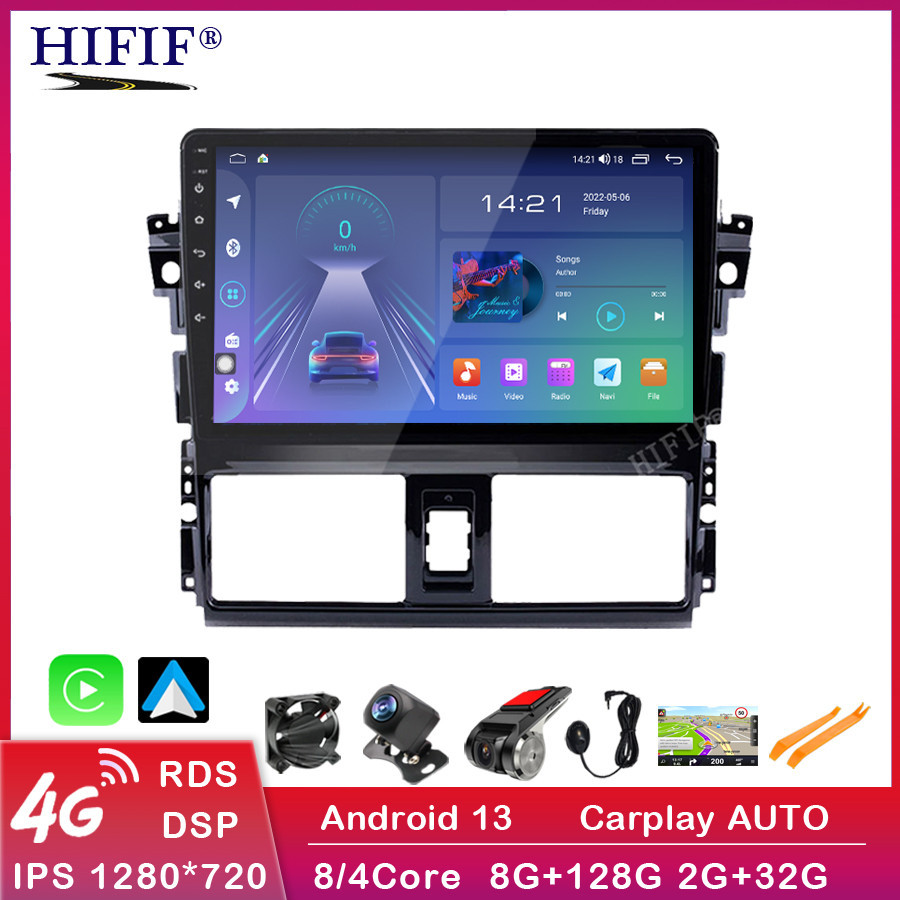 ≈Autoradio Android 13 din Radio GPS Multimedia Player Carplay Rear View ...