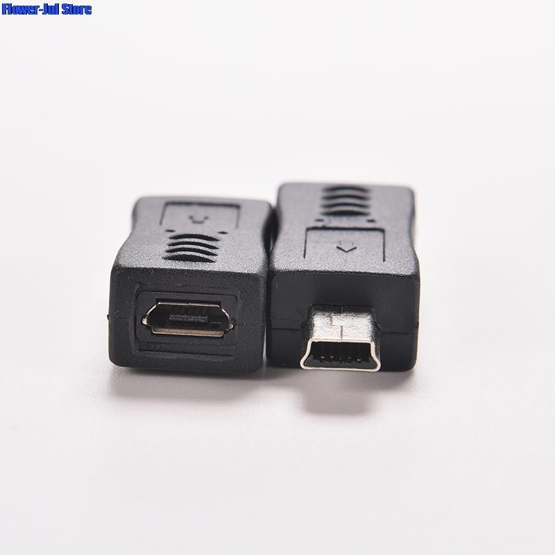 1X Micro USB Female to Mini USB Male Adapter Connector Converter ...