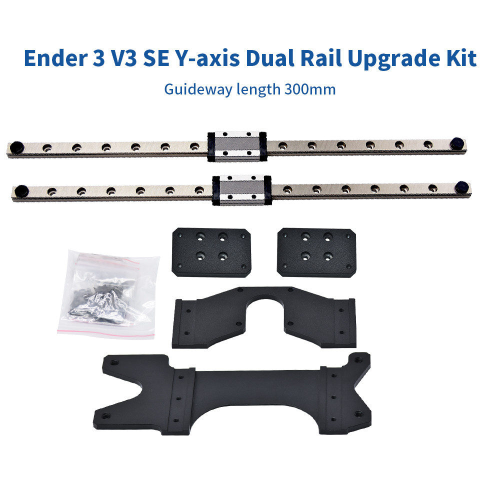 ️3D Printer Part Dual Y-axis Rail Kit for Ender-3 V3 SE MGN9H Guideway ...