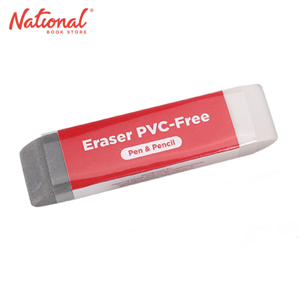 Best Buy Eraser Pen & Pencil White+Gray PVC Free 6.6x1.6x0.9cm H-193 ...