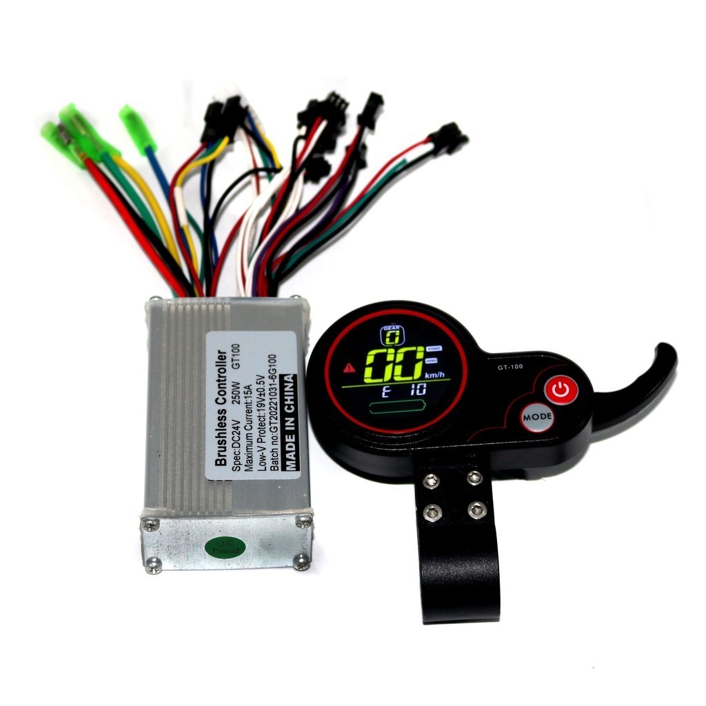 GREENTIME 24V/36V/48V 250/350W BLDC Electric scooter controller E-bike ...