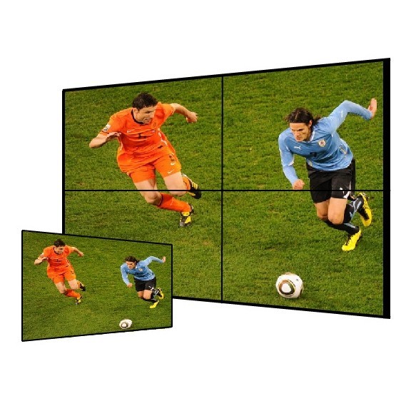 2x2 DID 55 inch HD 1080p ultra narrow bezel LCD splicing screen monitor ...