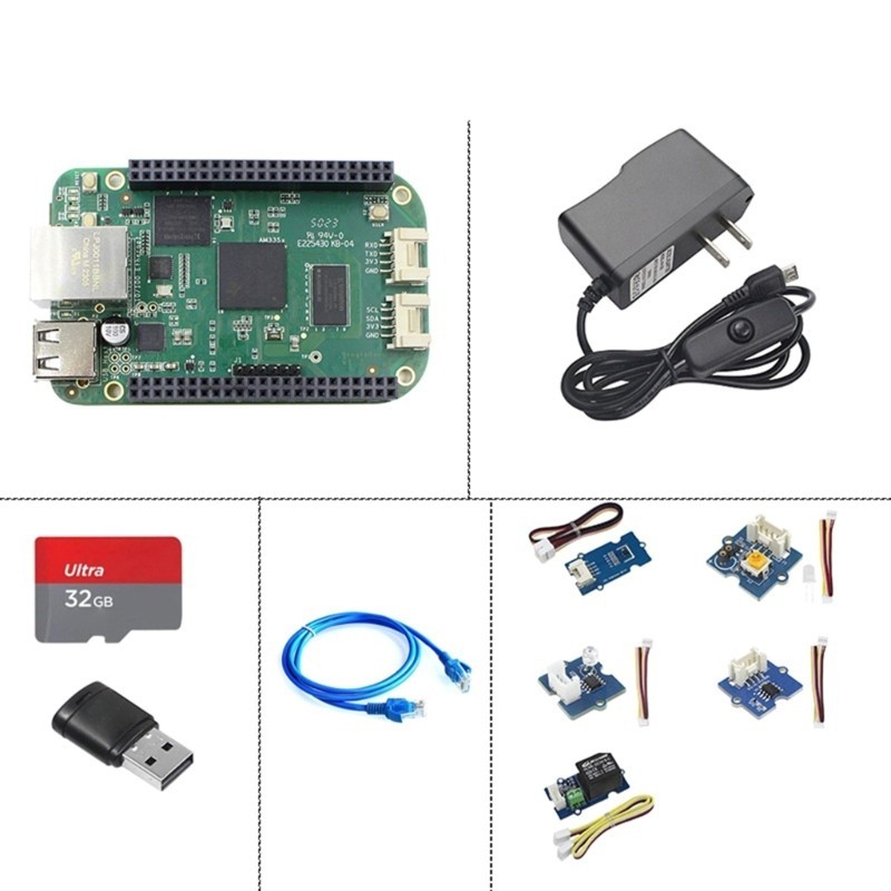 Industrial BeagleBone Green Wireless AM3358 Development Board Green ...